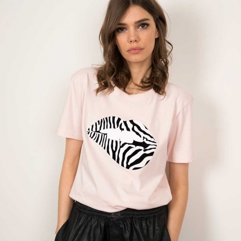 Pink T-Shirt Martina Zebra