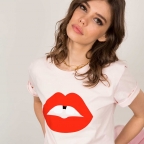Pink T-Shirt Vanessa Lips