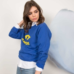 Blue Sweatshirt Heart Lips