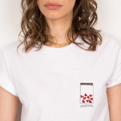 T-Shirt Loverdose Blanc
