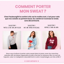 Sweat L'imparfaite Noir