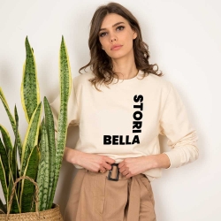 Cream Sweatshirt Bella Storia