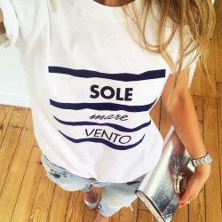 T-Shirt Salento Blanc by LesFutiles