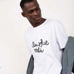 T-Shirt La Dolce Vita Blanc Homme