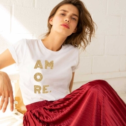 T-shirt Amore Gold