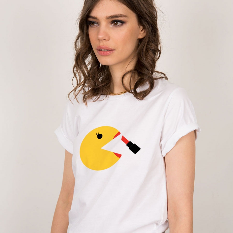 T-shirt Pacwoman Blanc