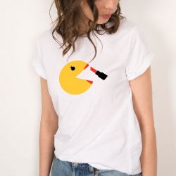 T-shirt Pacwoman Blanc