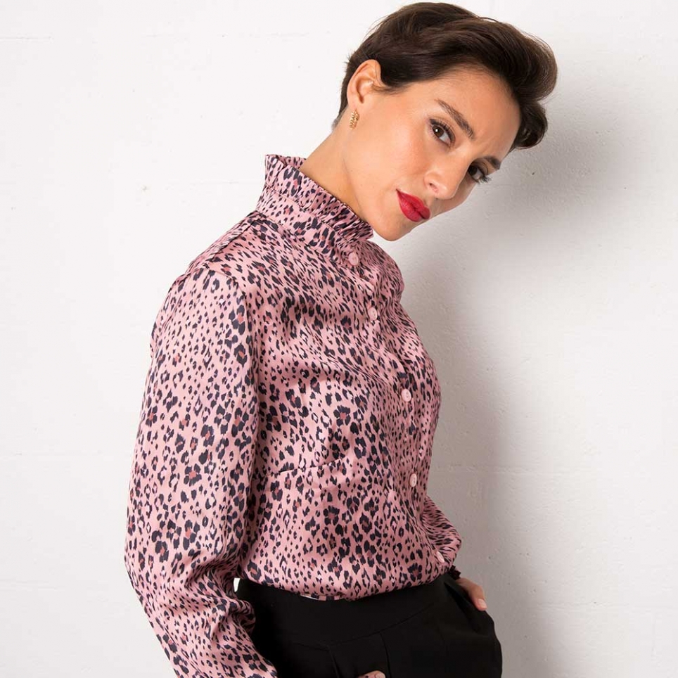 Chemise Lucrezia Zebre Rose Chemise Lucrezia Zebre Rose