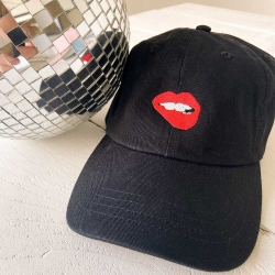 Casquette Bouche Martina Noir