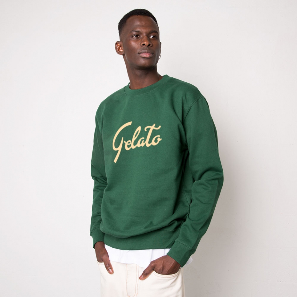 Green Sweatshirt Gelato