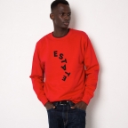 Sweat Rouge Estate Homme