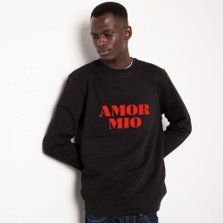 Sweat Noir Amor Mio Homme HOMME Faubourg54