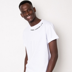 T-Shirt Blanc Aventure Homme