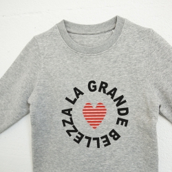 Sweat Gris La Grande Bellezza Enfant ENFANTS Faubourg54