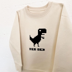 Sweat Crème T-Rex Enfant ENFANTS Faubourg54