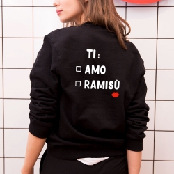 Sweat Noir Tiramisù FEMME Faubourg54