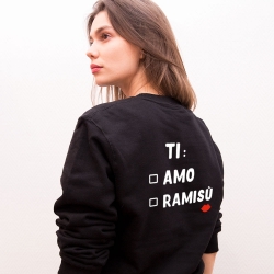 Sweat Noir Tiramisù FEMME Faubourg54