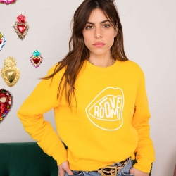 Yellow Sweatshirt Love Room