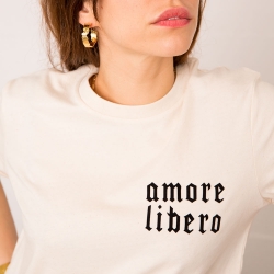 T-Shirt Crème Amore Libero FEMME Faubourg54