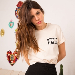T-Shirt Crème Amore Libero FEMME Faubourg54