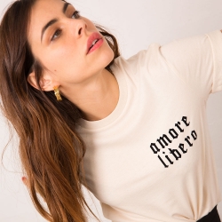 T-Shirt Crème Amore Libero FEMME Faubourg54