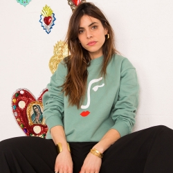 Sweat Vert Sauge Marie FEMME Faubourg54